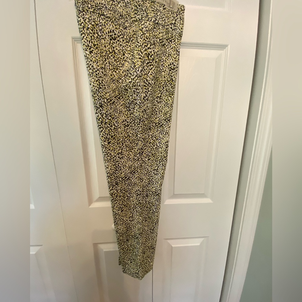 Chic Animal Print Trousers